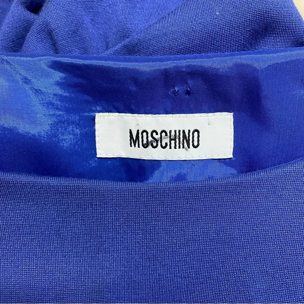 Moschino Women’s Dress Size 8 Shift Cross Over Front Designer Quiet Luxury